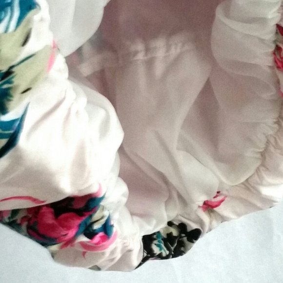 Rue21 Womens Sun Dress Small Strapless puff Skirt - Picture 5 of 7